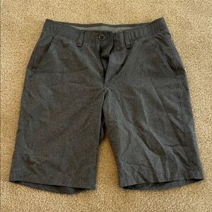 Under Armour Men's Charcoal Flat Front Shorts